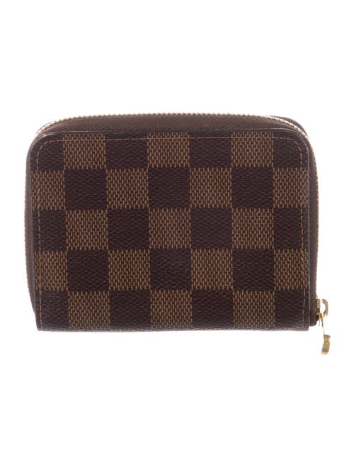 Louis Vuitton 2020 Damier Ebene Pattern Zippy Coin Purse