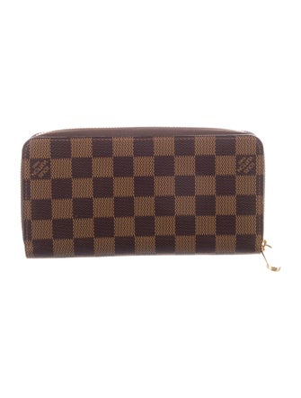 Louis Vuitton 2019 Damier Ebene Pattern Zippy Wallet
