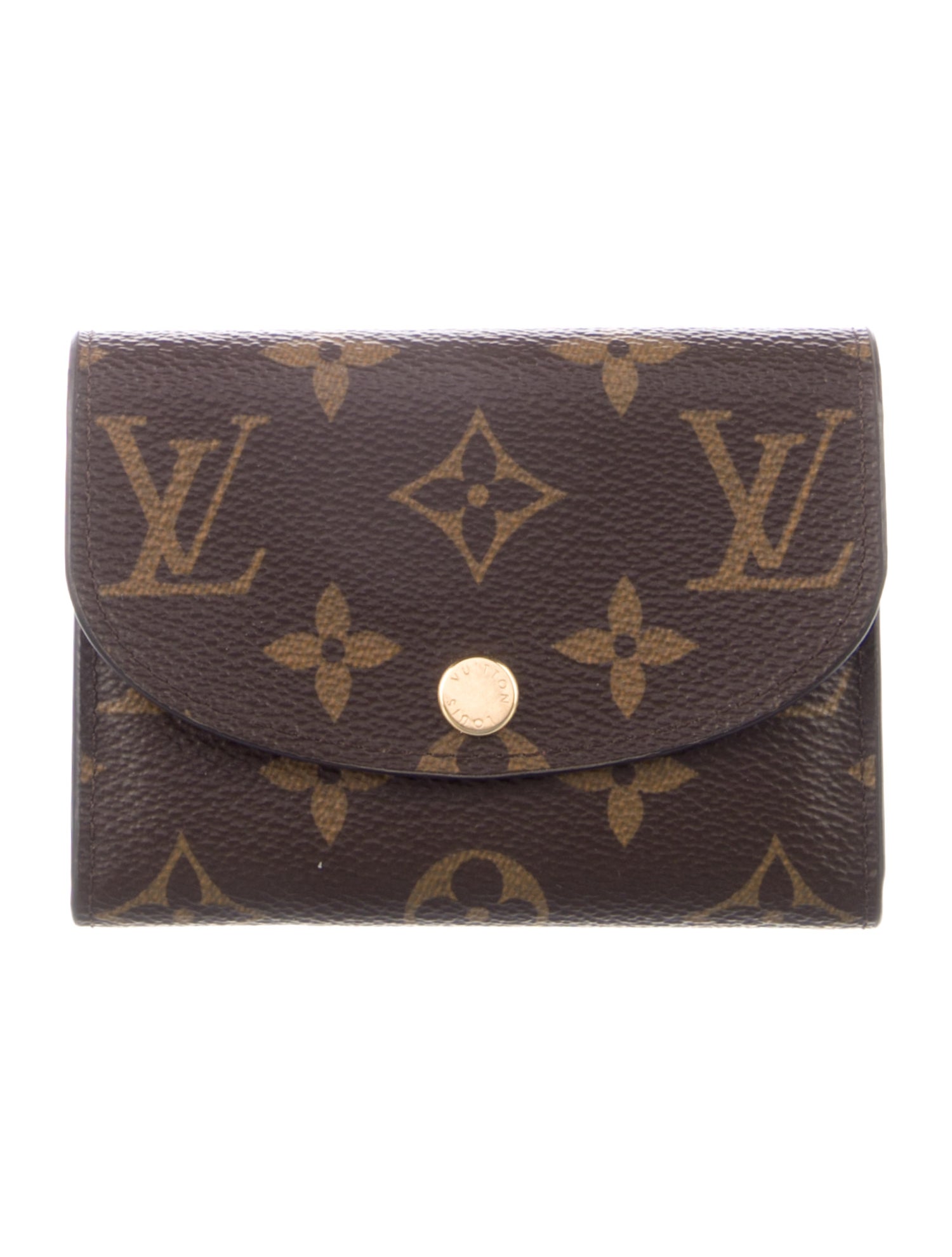 Louis Vuitton LV Monogram Coated Canvas Rosalie Coin Purse