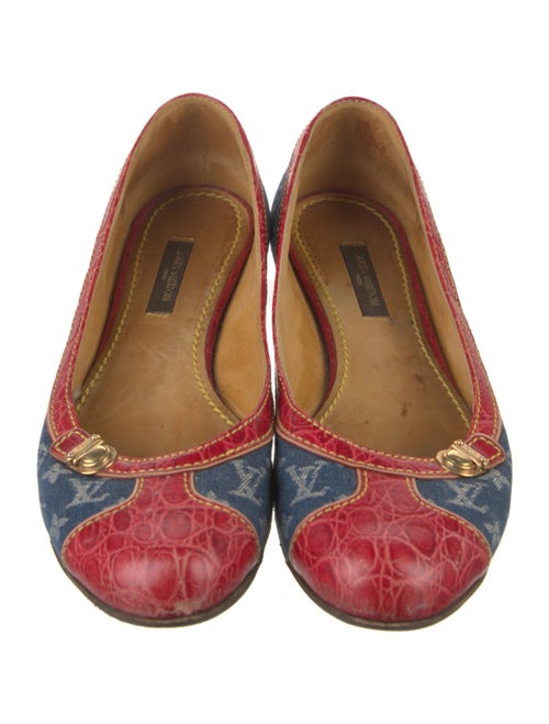Louis Vuitton LV Monogram Denim Flats