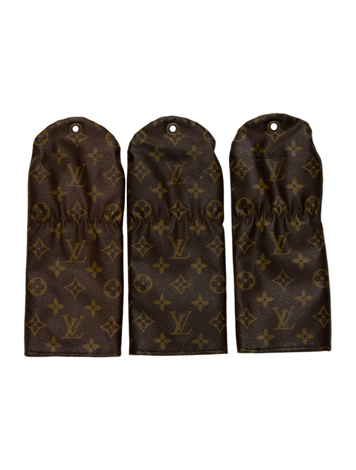 Louis Vuitton Set Of 3 Monogram Golf Covers