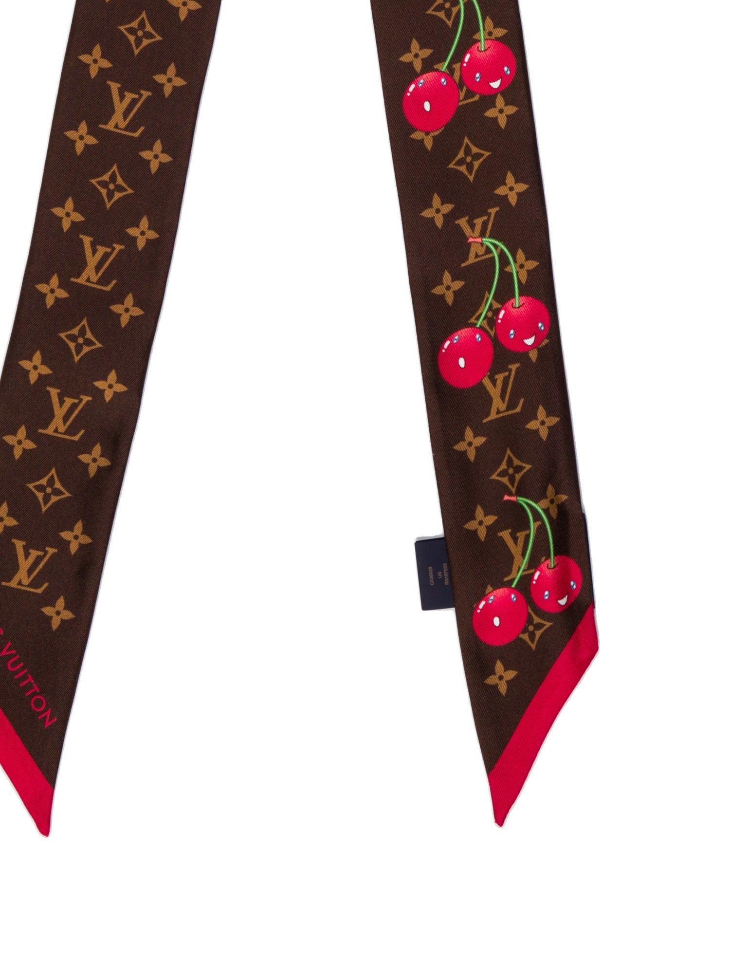 Louis Vuitton x Murakami Cherry Silk Scarf