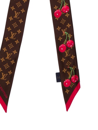 Louis Vuitton x Murakami Cherry Silk Scarf