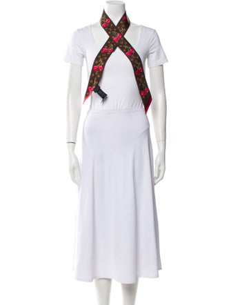 Louis Vuitton x Murakami Cherry Silk Scarf