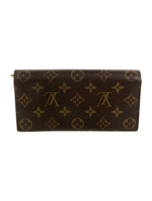 Louis Vuitton Monogram Pattern Coated Canvas Sarah Wallet