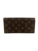 Louis Vuitton Monogram Pattern Coated Canvas Sarah Wallet