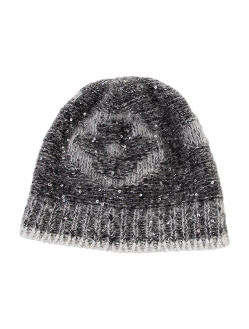 Louis Vuitton Mohair Monogram Glitter Sunset Beanie