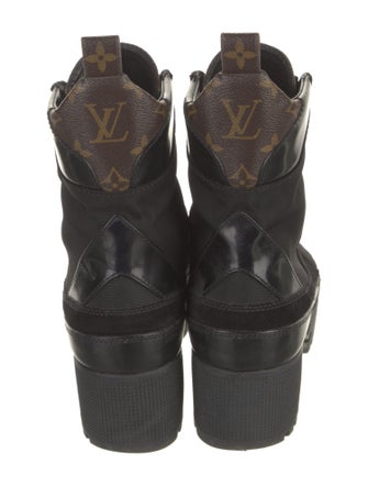 Louis Vuitton Laureate LV Monogram Combat Boots