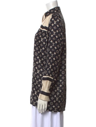 Louis Vuitton 2022 Silk Button-Up Top