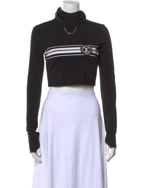 Louis Vuitton 2023 Graphic Print Crop Top