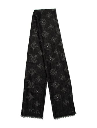 Louis Vuitton Cashmere LV Monogram Scarf