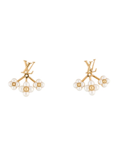 Louis Vuitton LV Floragram Drop Earrings