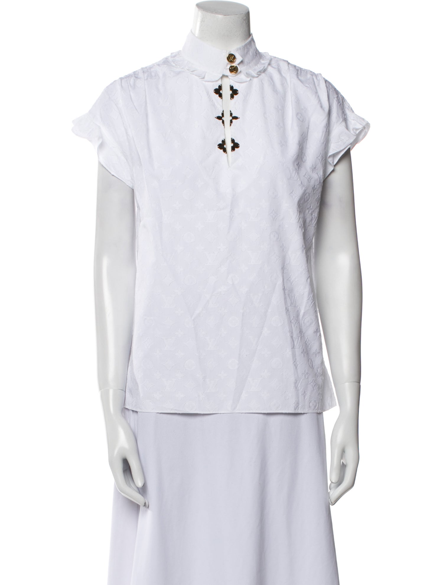 Louis Vuitton 2019 V-Neck Blouse