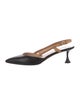 Louis Vuitton Leather Slingback Pumps