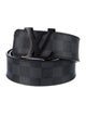 Louis Vuitton 2016 Damier Graphite Pattern Waist Belt