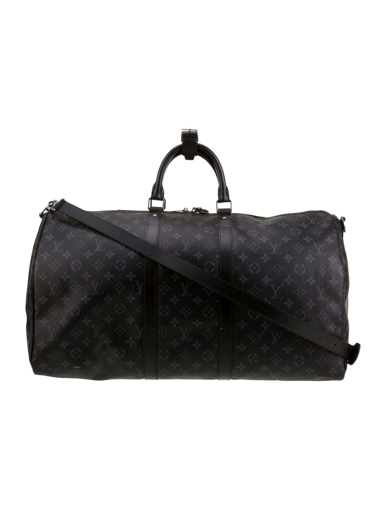 Louis Vuitton Monogram Eclipse Keepall Bandouliere 55