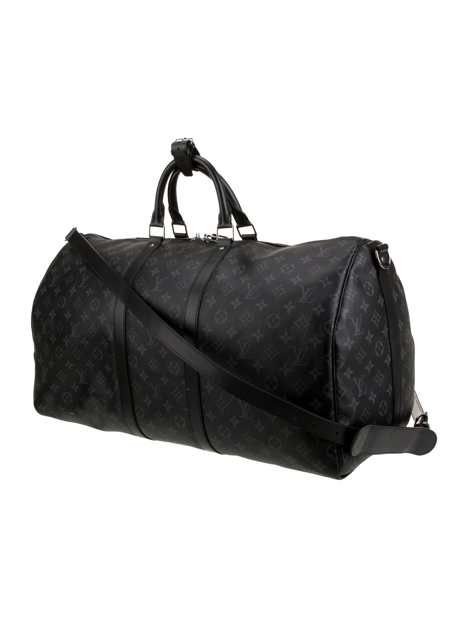 Louis Vuitton Monogram Eclipse Keepall Bandouliere 55