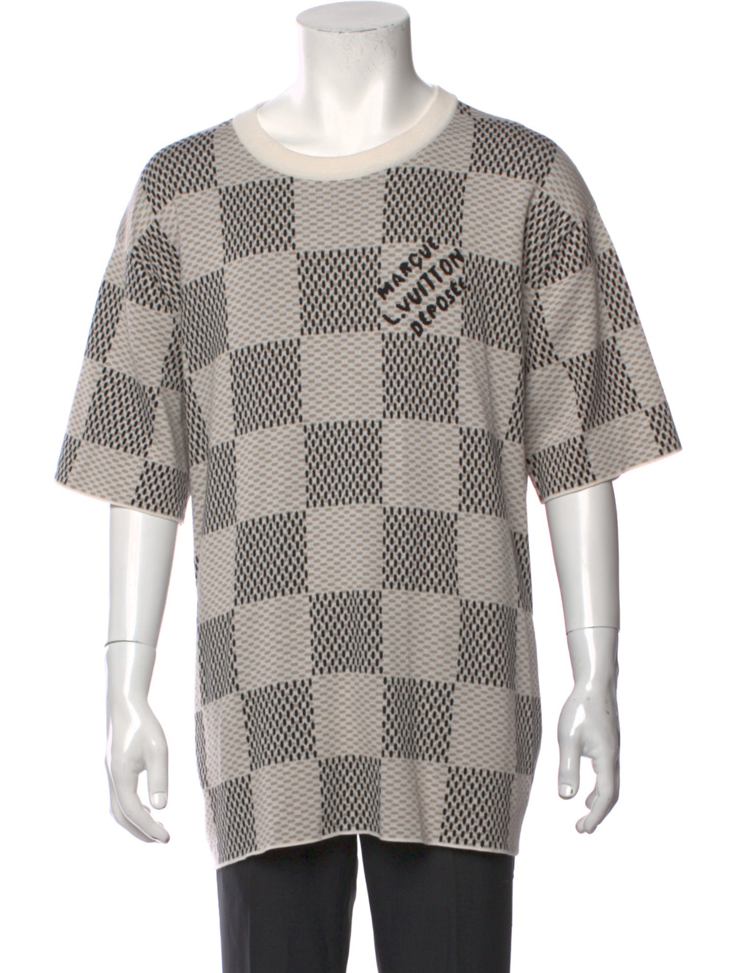 Louis Vuitton 2025 Plaid Print T-Shirt