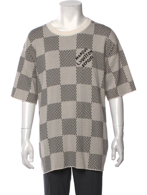 Louis Vuitton 2025 Plaid Print T-Shirt