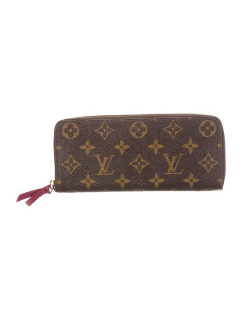 Louis Vuitton Monogram Pattern Coated Canvas Clemence Wallet