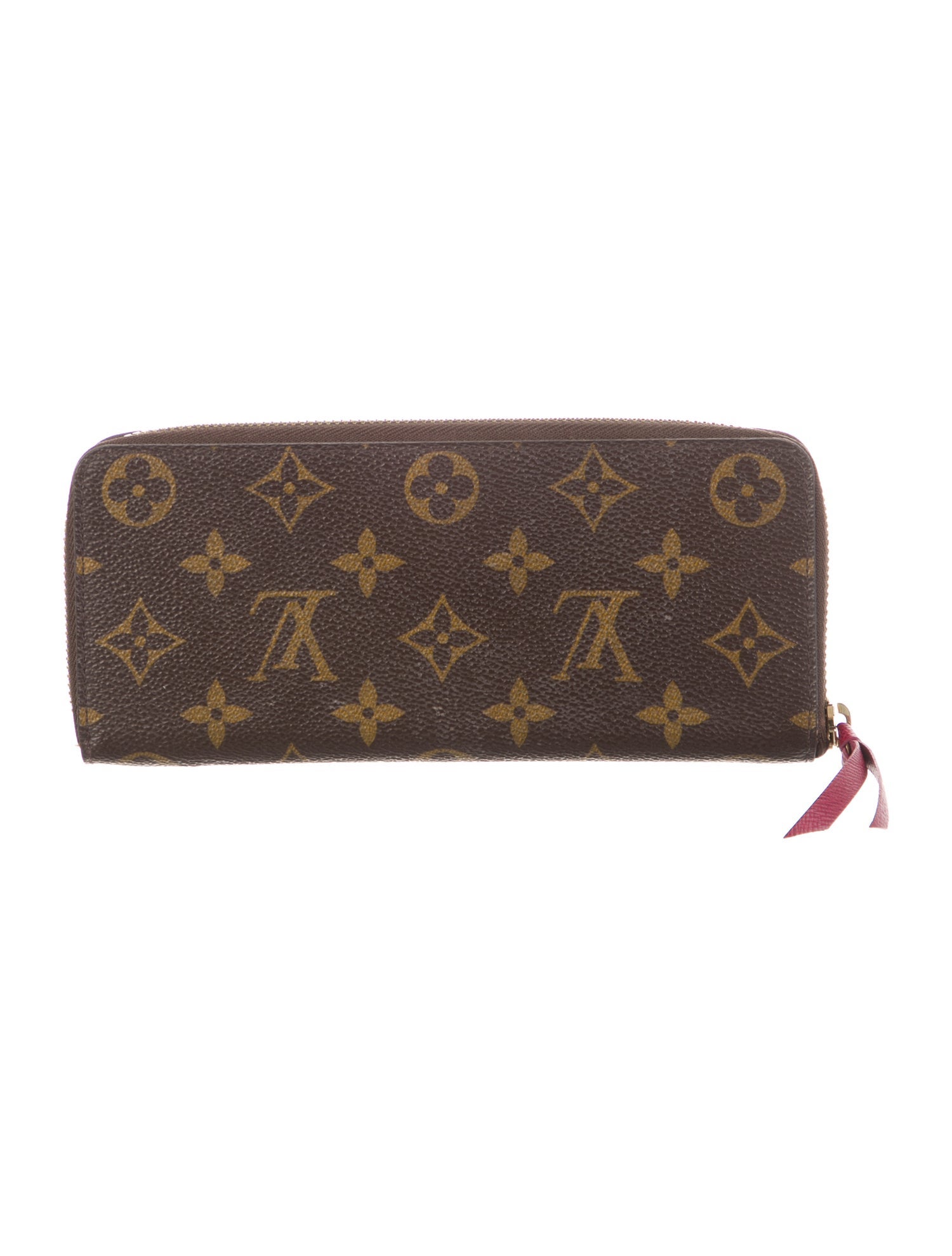 Louis Vuitton Monogram Pattern Coated Canvas Clemence Wallet