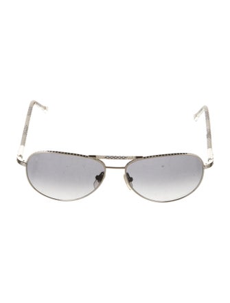 Louis Vuitton Damier Pilote Aviator Sunglasses