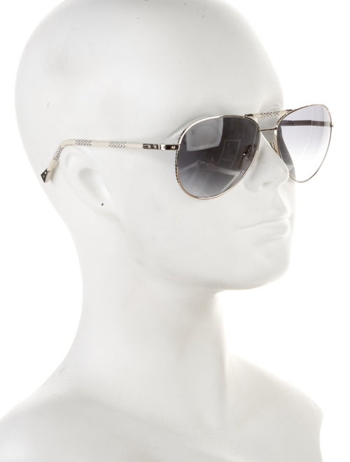 Louis Vuitton Damier Pilote Aviator Sunglasses