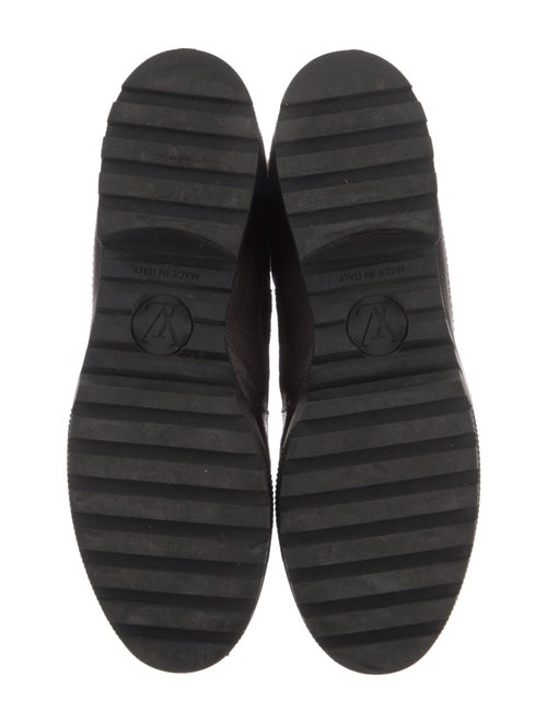 Louis Vuitton LV Monogram Suede Combat Boots