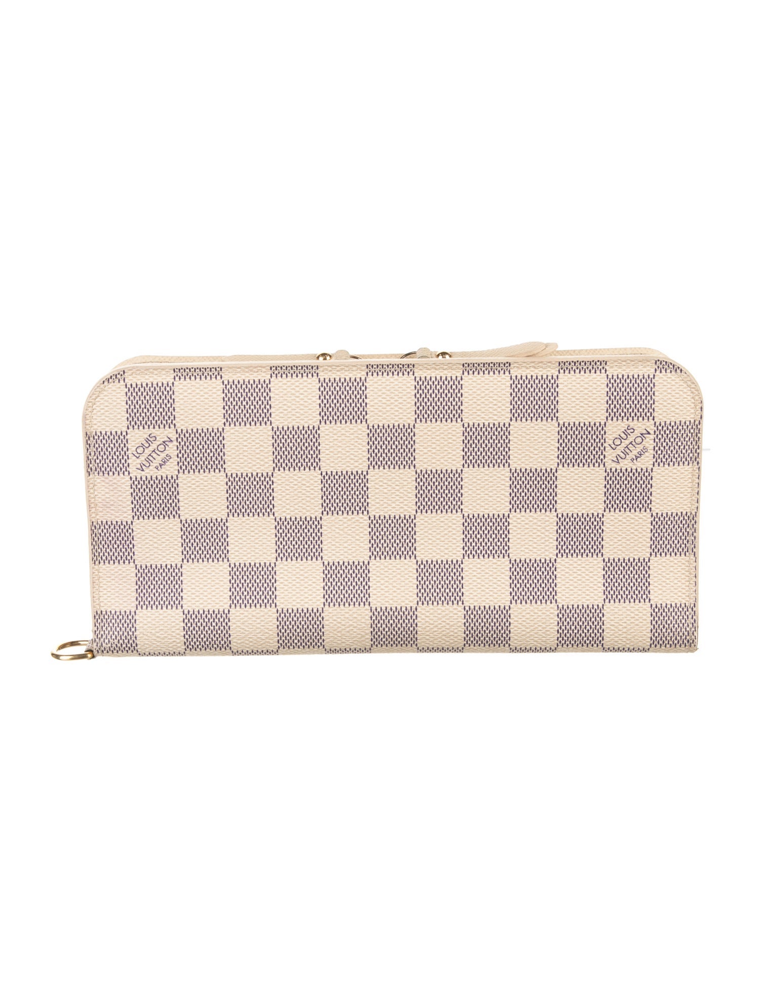 Louis Vuitton Damier Azur Pattern Coated Canvas Continental Wallet