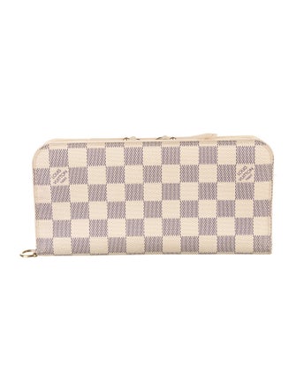 Louis Vuitton Damier Azur Pattern Coated Canvas Continental Wallet