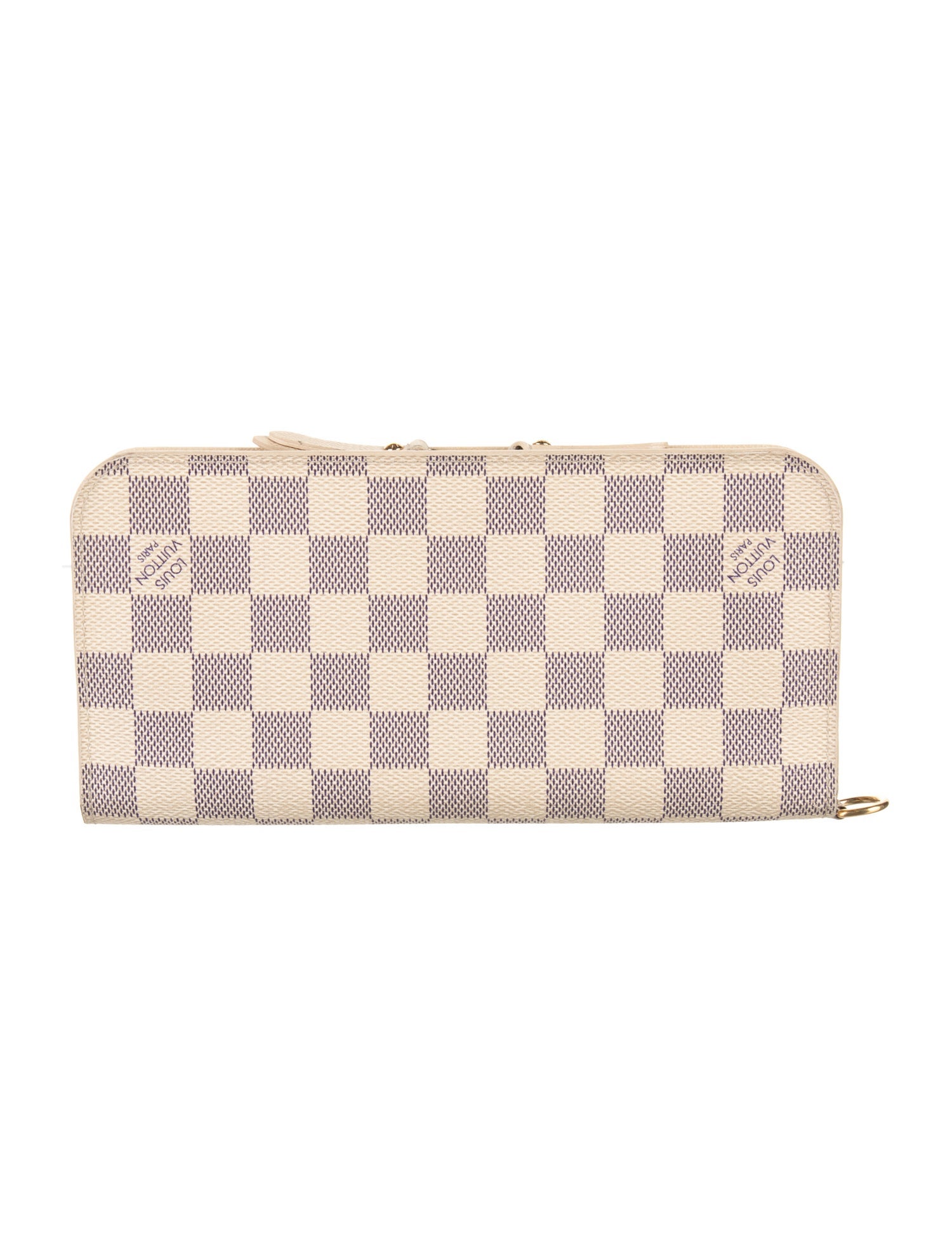 Louis Vuitton Damier Azur Pattern Coated Canvas Continental Wallet