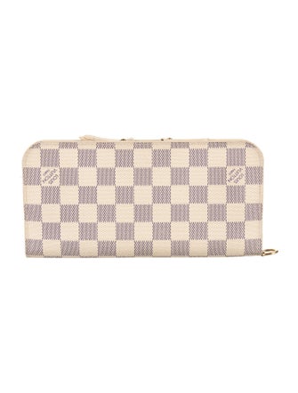 Louis Vuitton Damier Azur Pattern Coated Canvas Continental Wallet