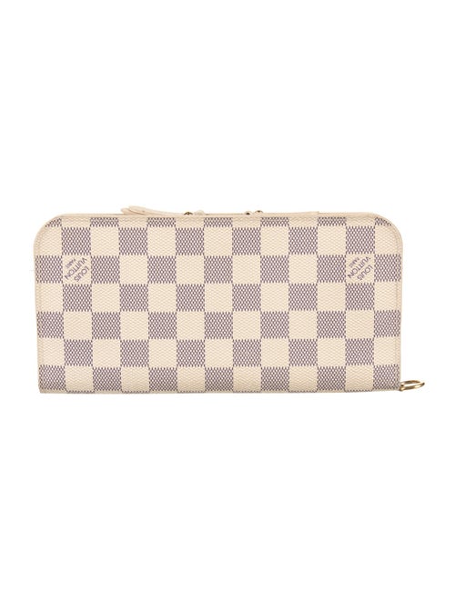 Louis Vuitton Damier Azur Pattern Coated Canvas Continental Wallet