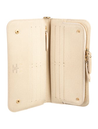 Louis Vuitton Damier Azur Pattern Coated Canvas Continental Wallet