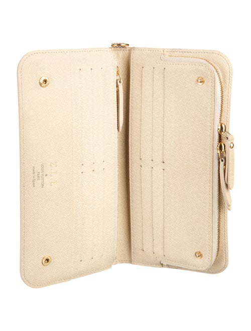 Louis Vuitton Damier Azur Pattern Coated Canvas Continental Wallet