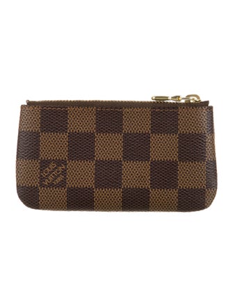 Louis Vuitton 2022 Damier Ebene Pattern Key Holder
