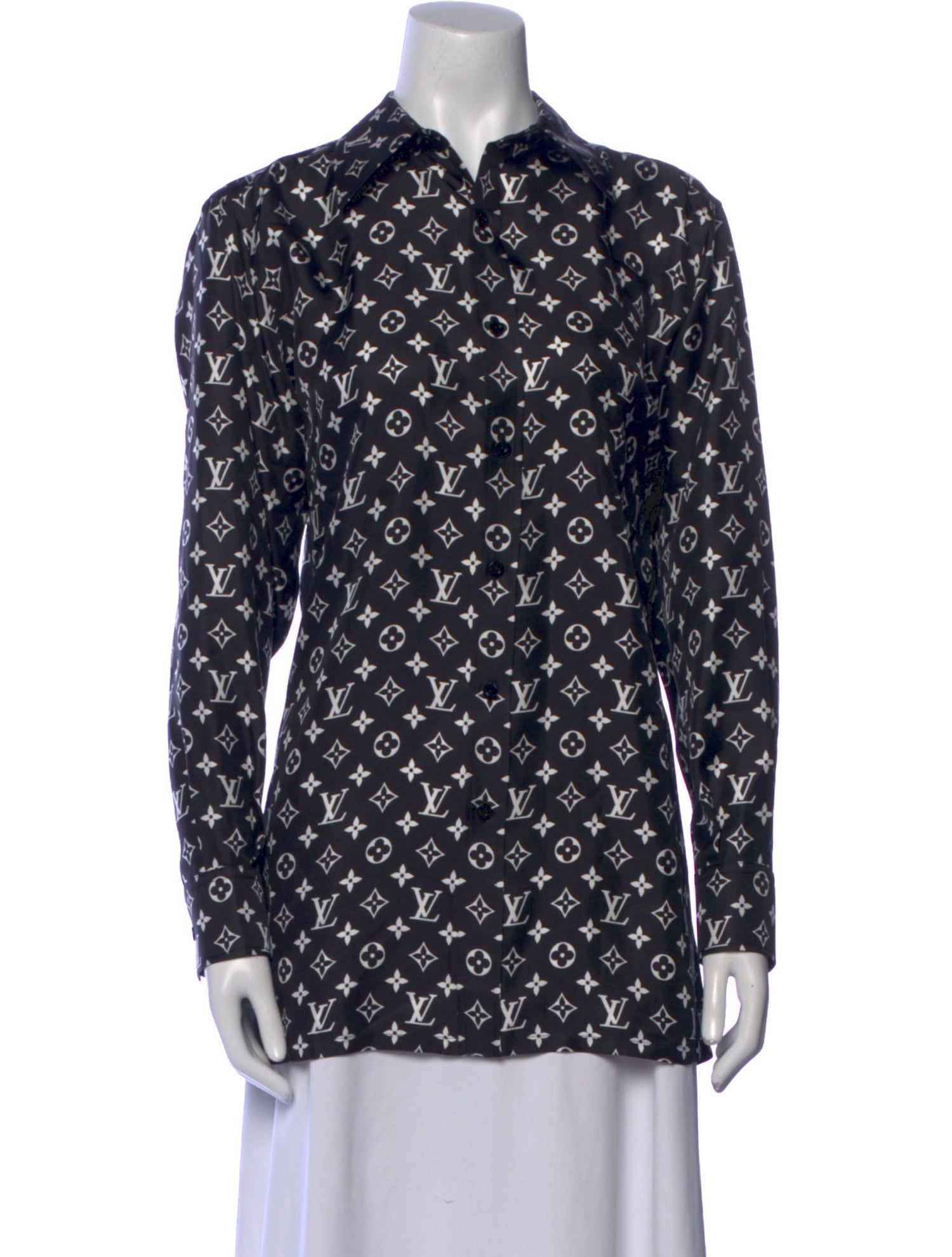 Louis Vuitton 2025 Silk Button-Up Top
