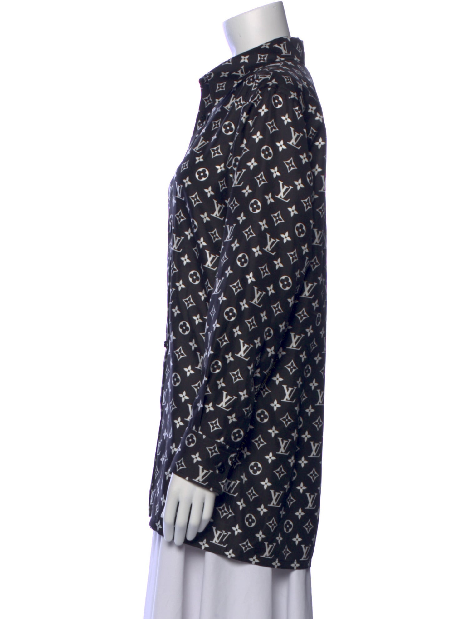 Louis Vuitton 2025 Silk Button-Up Top