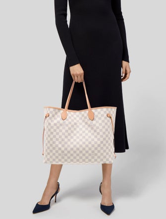 Louis Vuitton Damier Azur Neverfull w/Pouch GM