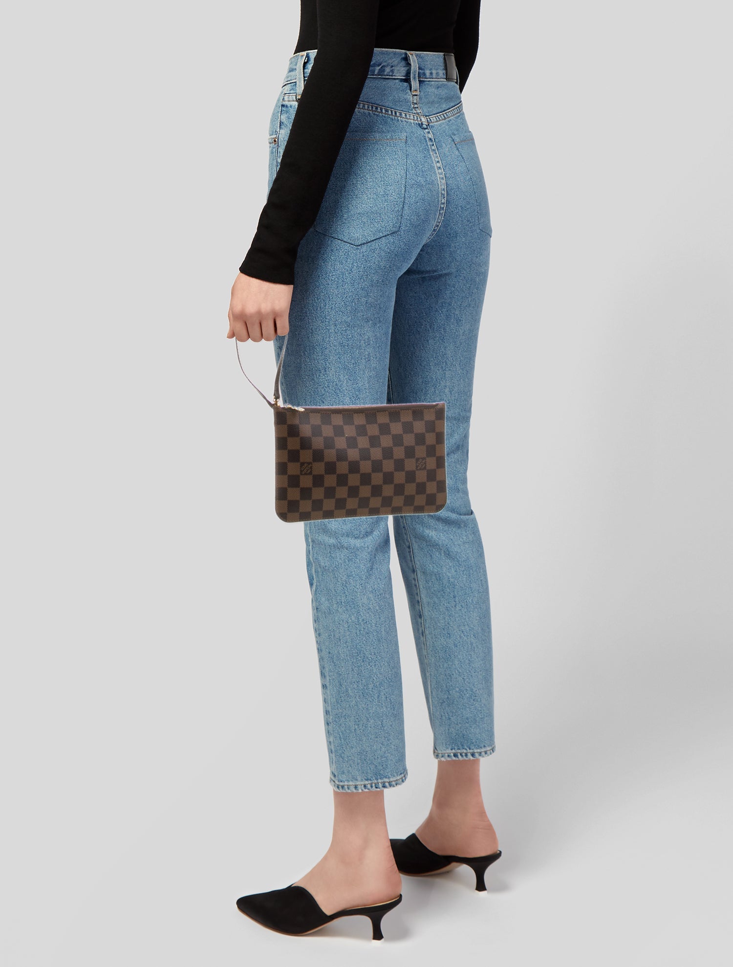 Louis Vuitton Damier Ebene Neverfull Pouch