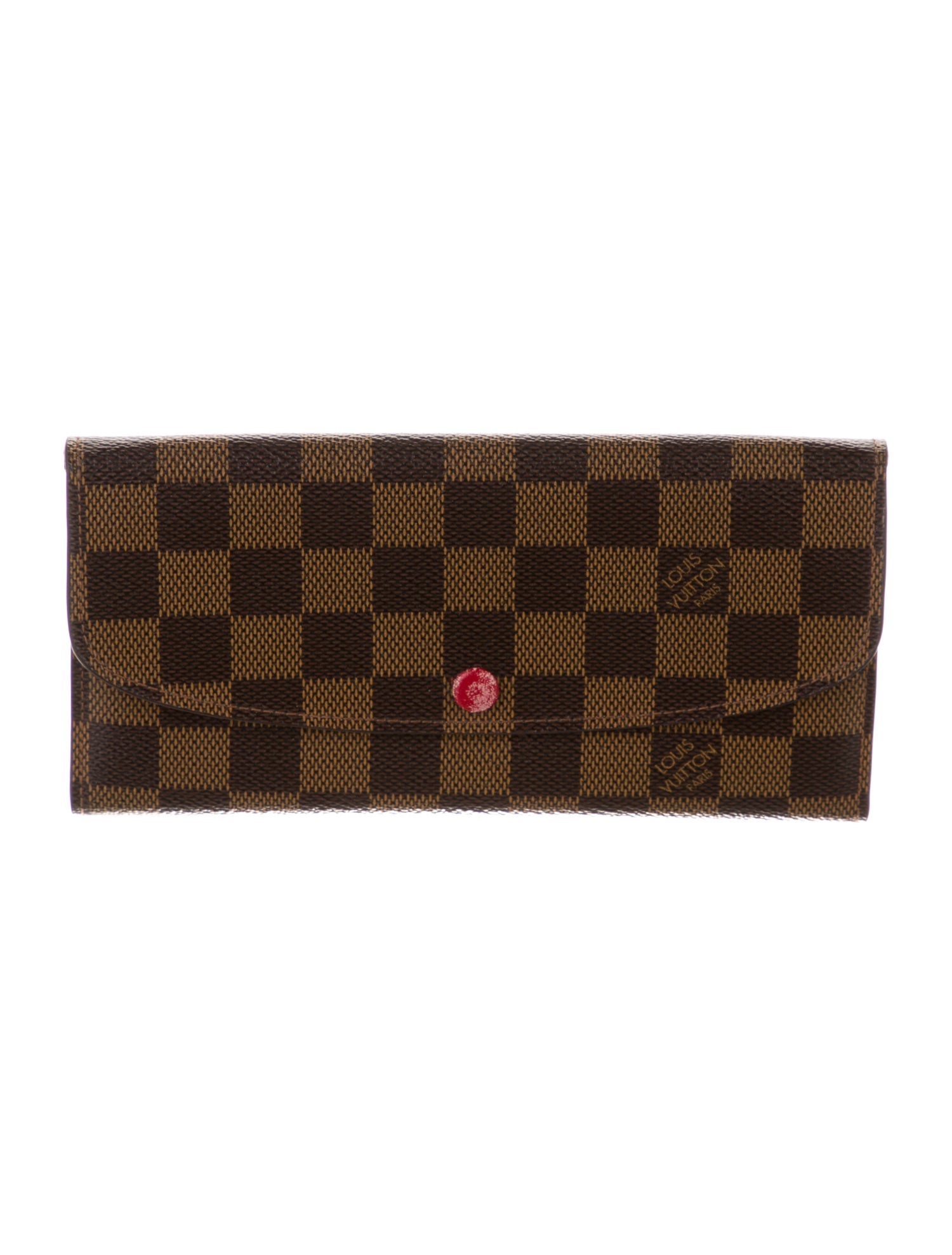 Louis Vuitton 2014 Damier Ebene Pattern Wallet