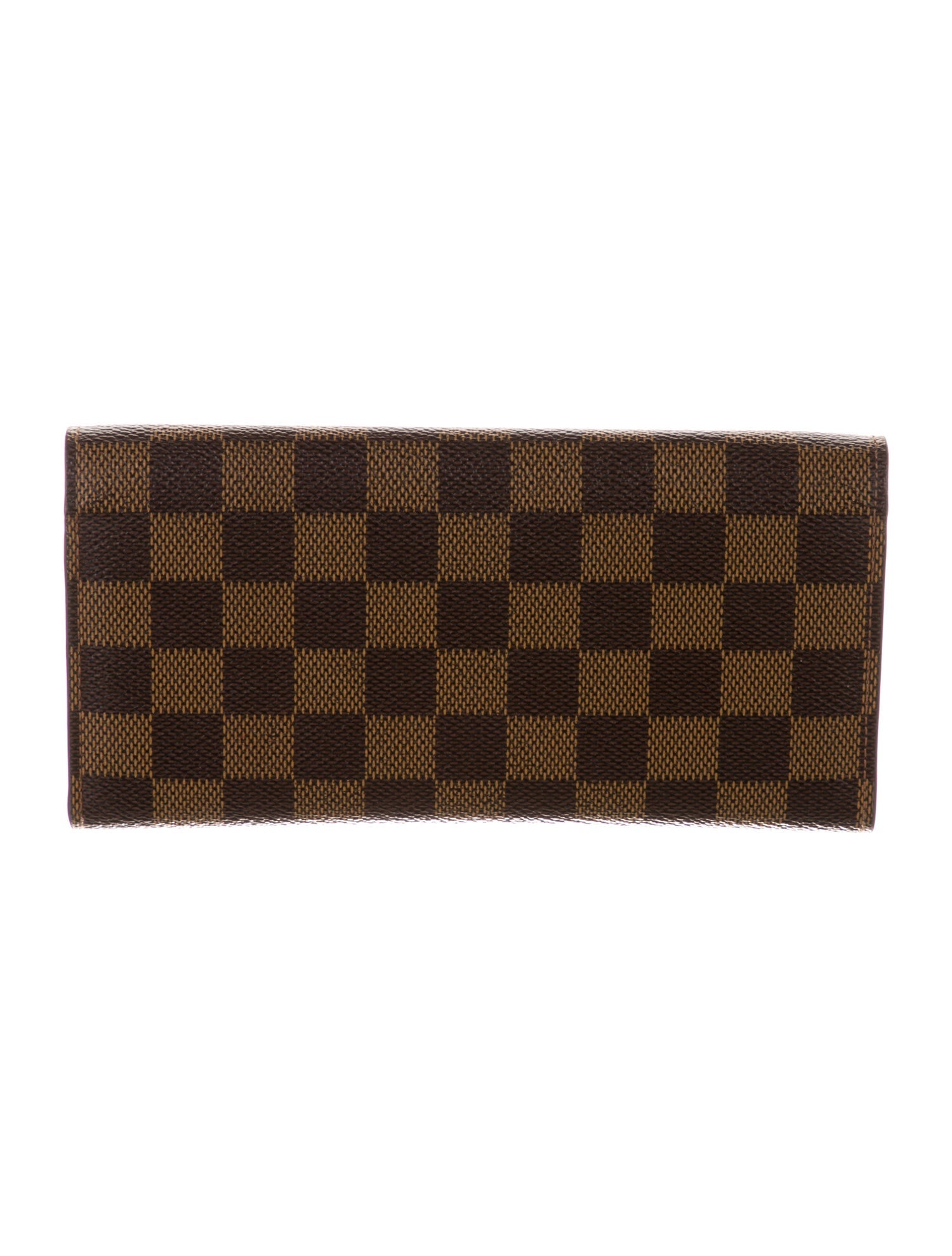 Louis Vuitton 2014 Damier Ebene Pattern Wallet