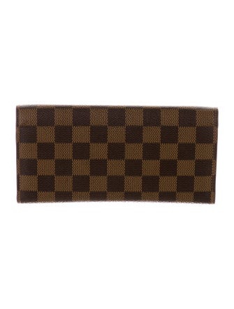 Louis Vuitton 2014 Damier Ebene Pattern Wallet