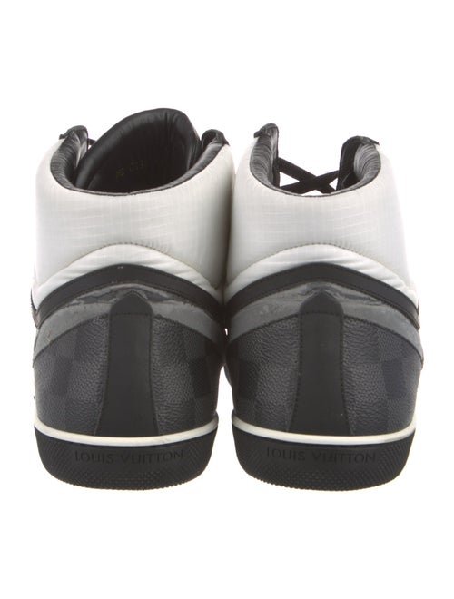 Louis Vuitton Damier Graphite Pattern Leather Trim Embellishment Sneakers