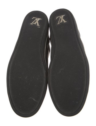 Louis Vuitton Damier Graphite Pattern Leather Trim Embellishment Sneakers