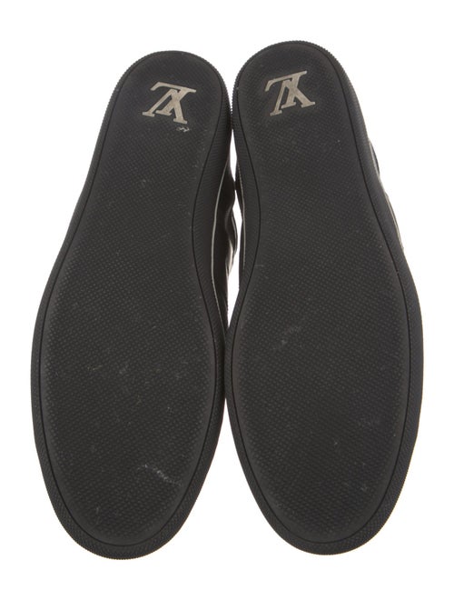 Louis Vuitton Damier Graphite Pattern Leather Trim Embellishment Sneakers