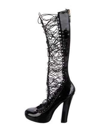 Louis Vuitton Patent Leather Boots