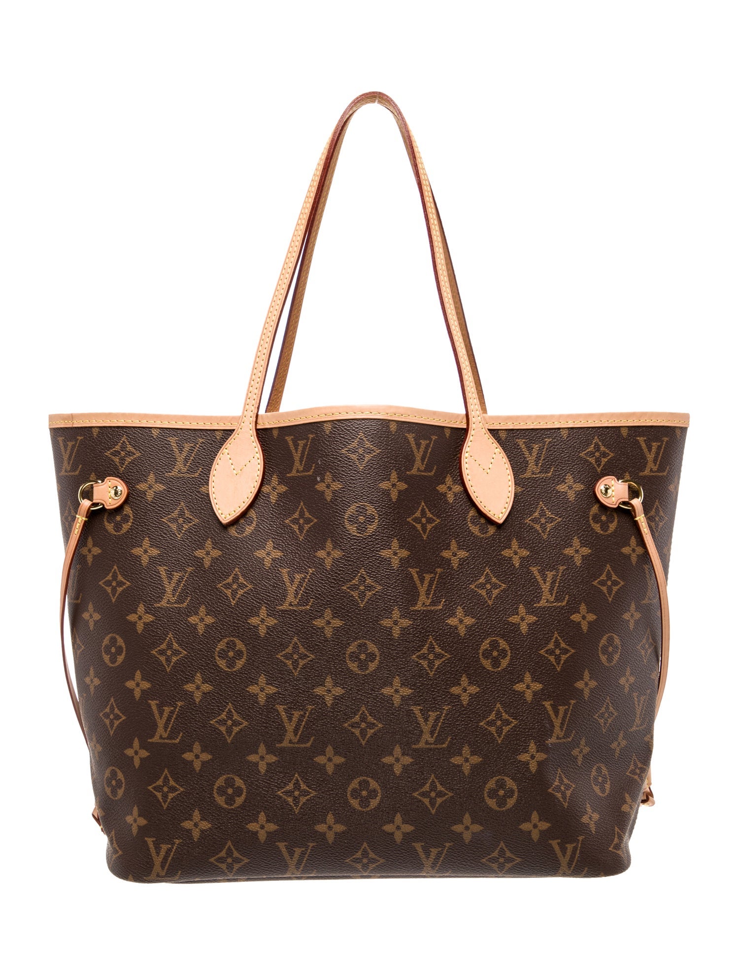 Louis Vuitton LV Monogram Neverfull w/Pouch MM