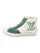 Louis Vuitton Leather Colorblock Pattern Sneakers