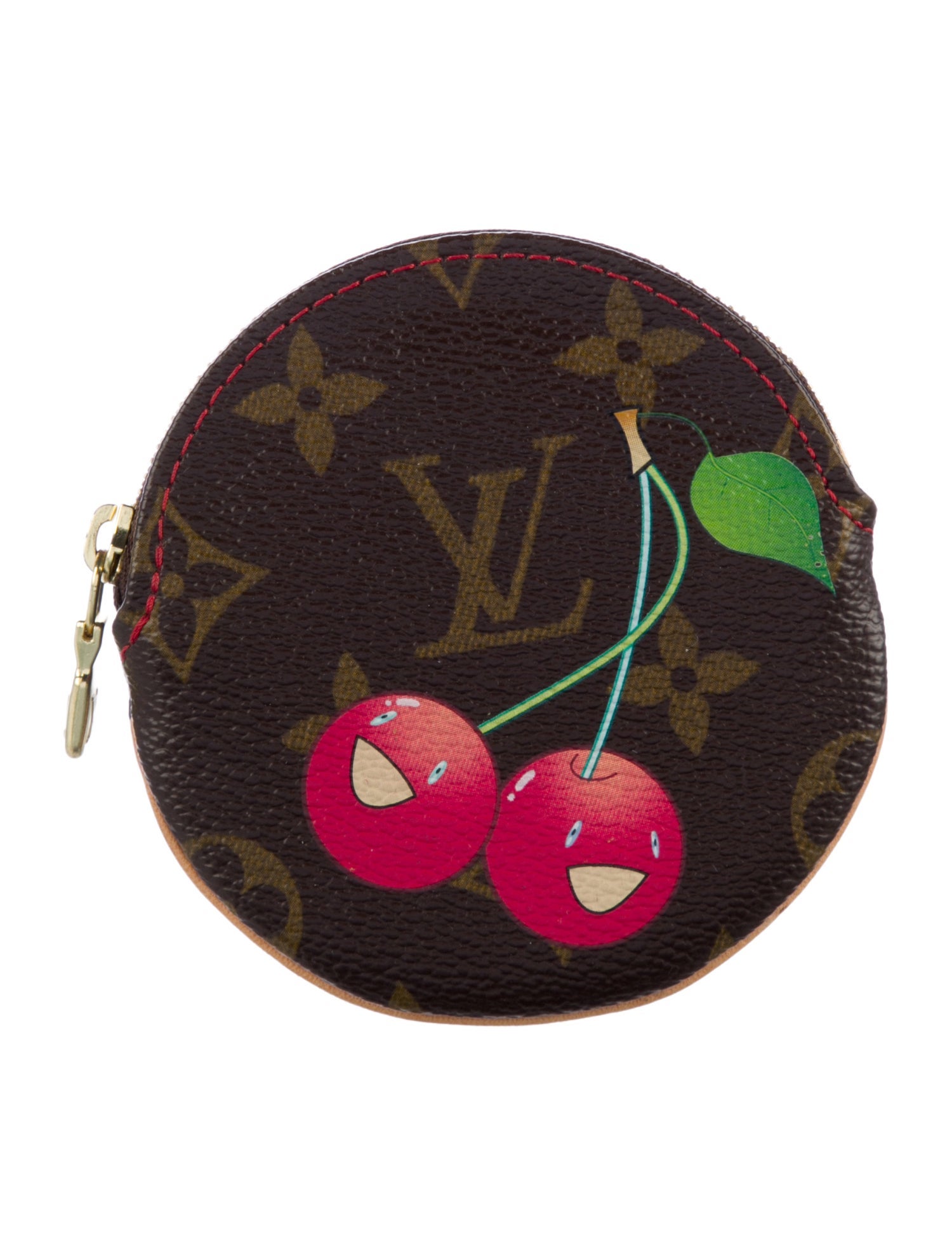 Louis Vuitton 2014 Monogram Cerises Round Coin Purse